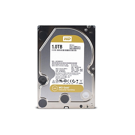 Хард диск WD Gold, 1TB, 7200rpm, 128MB, SATA 3, WD1005FBYZ