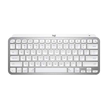 Logitech MX Keys Mini For Mac Minimalist Wireless Illuminated Keyboard - PALE GREY - US Intl - EMEA