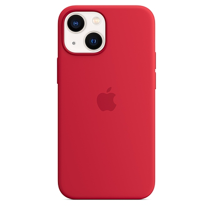 Apple iPhone 13 mini Silicone Case with MagSafe – (PRODUCT)RED