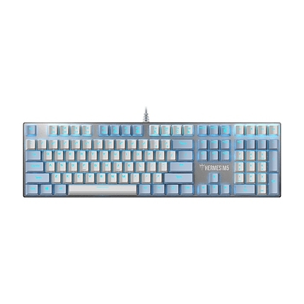 Gamdias механична клавиатура Gaming Keyboard Mechanical  - HERMES M5 - 1000Hz, Aluminium plate