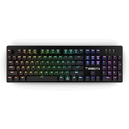 Gamdias механична клавиатура Gaming Mechanical Keyboard - HERMES P2A 1000Hz, Optical switches