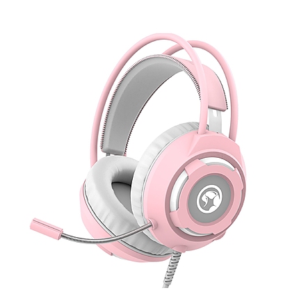 Marvo Геймърски слушалки Gaming Headphones HG8936 PINK - 50mm, USB