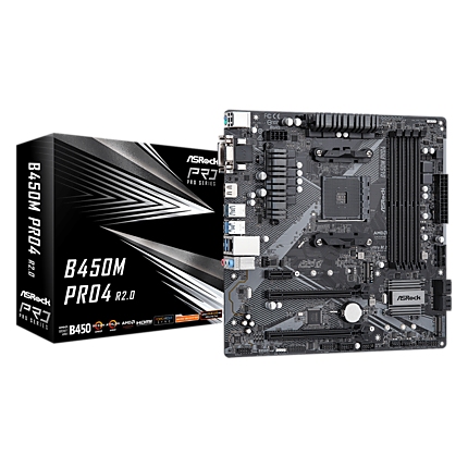 ASROCK B450M PRO4 R2.0 / AM4