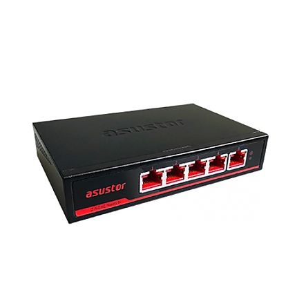 Asustor ASW205T, 5-port 2.5GBase-T Unmanaged Switch