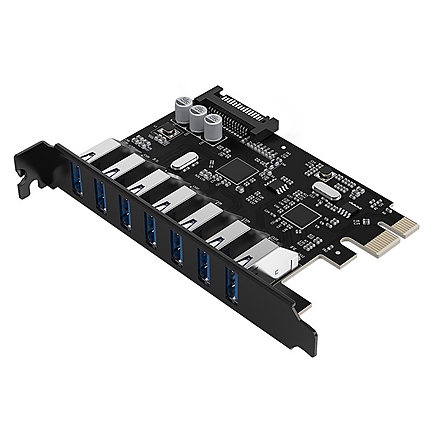 Orico карта PCI-E card 7 x USB3.0 port 5Gbps - PVU3-7U-V1