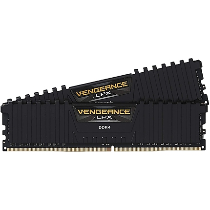 Памет CORSAIR VENGEANCE LPX, 16GB (2 x 8GB), DDR4, 3200MHz, C16 AMD Ryzen, Black