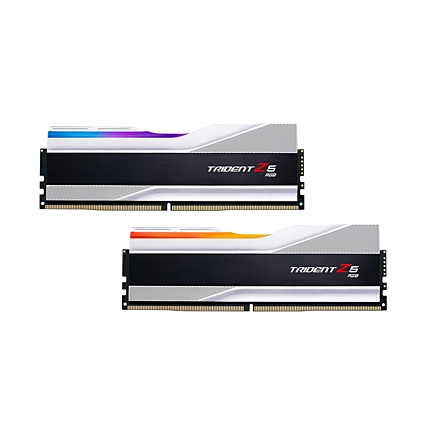 Памет G.SKILL Trident Z5 Silver RGB 32GB(2x16GB) DDR5 PC5-48000 6000MHz CL36 F5-6000J3636F16GX2-TZ5RS