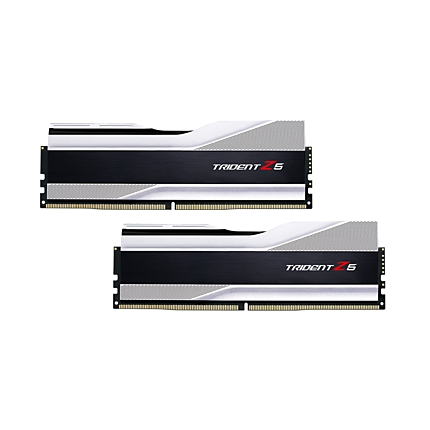 Памет G.SKILL Trident Z5 Silver 32GB(2x16GB) DDR5 PC5-48000 6000MHz CL40 F5-6000J4040F16GX2-TZ5S