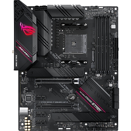 Дънна платка ASUS ROG STRIX B550-F GAMING WIFI II, AMD AM4, ATX, 4x DDR4, dual M.2, WiFi 6E, PCIe 4.0, Aura Sync RGB