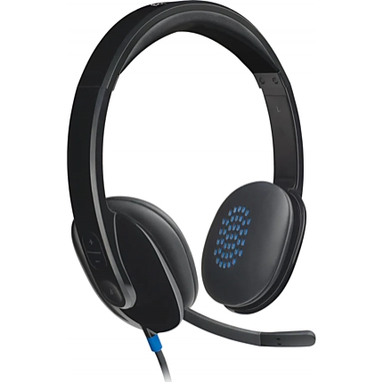 Слушалки с микрофон Logitech H540, USB