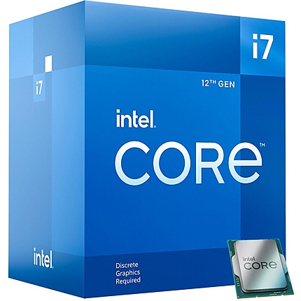 Процесор Intel Alder Lake Core i7-12700F, 12 Cores, 20 Threads(3.60 GHz Up to 4.90 GHz, 25MB, LGA1700), 65W, BOX