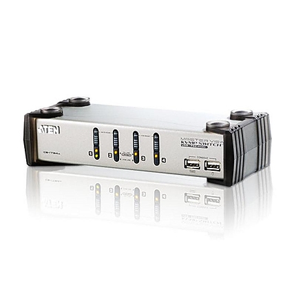 KVMP превключвател, ATEN CS1734A, 4-портов, PS/2-USB, VGA/Audio