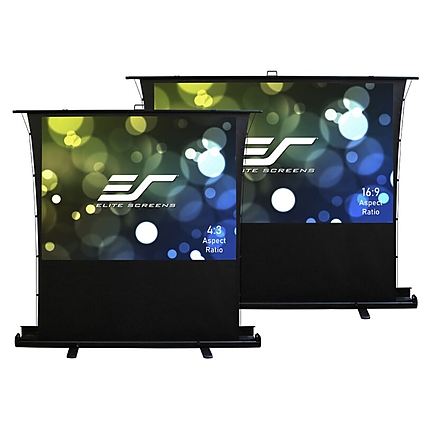 Elite Screen FT80XWH, 80" (16:9), Floor Stand Pull Up , 177.8 x 100.1 cm, MaxWhite, Black