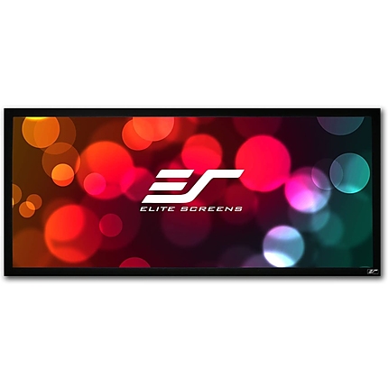 Elite Screen R166WH1-Wide, 166" (2.35:1), BLACK FRAME, 388 x 165.1 cm, CineWhite