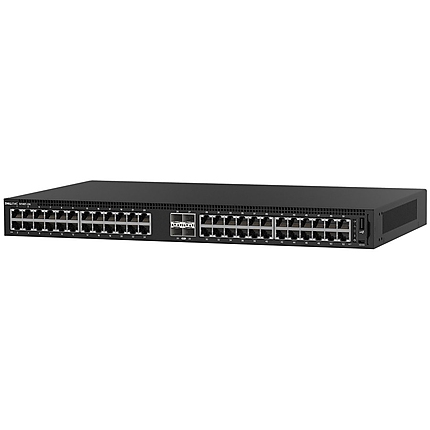 Dell EMC Switch N1148T-ON, L2, 48 ports RJ45 1GbE, 4 ports SFP+ 10GbE, Stacking,European 220V Power Cord,Limited Lifetime Hardware Warranty - Minimum Warranty