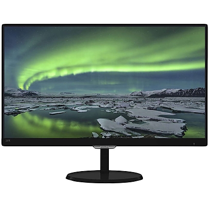 Monitor LED Philips 237E7QDSB/00, E-line, 23'' 1920x1080@60Hz, 16:9, IPS, 5ms, 250nits, Black, 2 Years, VESA100x100/VGA/DVI/HDMI/