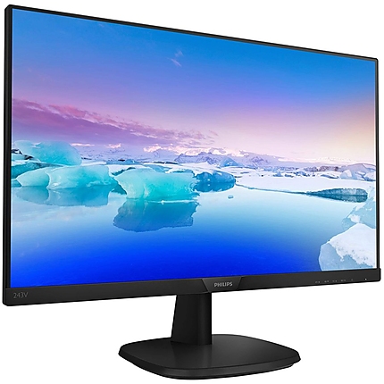 Monitor 23.8'' Philips 243V7QDAB/00 Black IPS, 16:9, 1920x1080, 4ms, 250 cd/m2, 1000:1, D-Sub, DVI, HDMI, 2Wx2, vesa