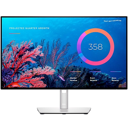 DELL UltraSharp Monitor U2422HE USB-C RJ-45, 23.8'' (16:9), IPS LED backlit, AG, 3H coating, 1920x1080, 1000:1, 250 cd/m2, 5 ms, 178°/178°, HDMI, DP, DP-out, USB-C, USB 3.2 Hub, RJ-45, height, pivot, tilt ,swivel, VESA (100 mm), 3y