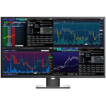 DELL Professional P4317Q 42.51'' Multi-Client, 3840 x 2160, UHD 4K, IPS Antiglare, 16:9, 1000:1, 350cd/m2, 8ms, 178/178, DP, Mini DP, 2x HDMI, VGA, 5xUSB3.0, RS232, Headphone out, 2x 8W Speakers, Tilt, 3Y