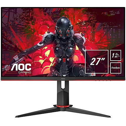 AOC 27G2U5/BK 27'' WLED Gaming Monitor, 75Hz, 1 ms, FreeSync, IPS Panel, 1920x1080, 250cd/m2, 1000:1, 2xHDMI, Displayport, 4xUSB 3.0, Speakers, Height adjustable, Pivot, Swivel, VESA