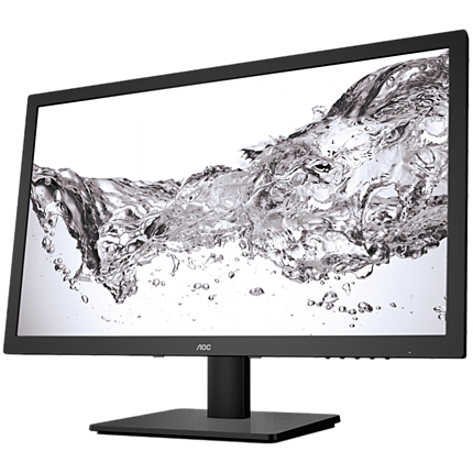 AOC Monitor LED E2475SWJ (23.6'', 16:9, 1920x1080, TFT-LCD, 250 cd/mВІ, 20M:1, 2 ms, 170/160В°, VGA, DVI-D, HDMI, 2W speakers, Tilt: -5 to +23.5В°) Black, 3y