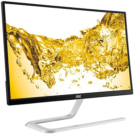 AOC Monitor LED I2481FXH (23.8“, 16:9, 1920x1080, 50M:1, 1000:1, 250 cd/m2,  4 ms GTG, 178/178°, VGA, 2xHDMI, Tilt, Vesa) Black, 3y