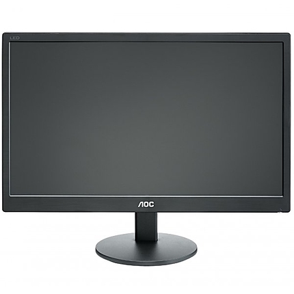 AOC Monitor LED E2070SWN (19.5'', TN, 16:9, 1600x900, 5 ms, 600:1, 20M:1, 90/50, 200 cd/m2, VGA, Tilt: -3/+10, VESA) Black