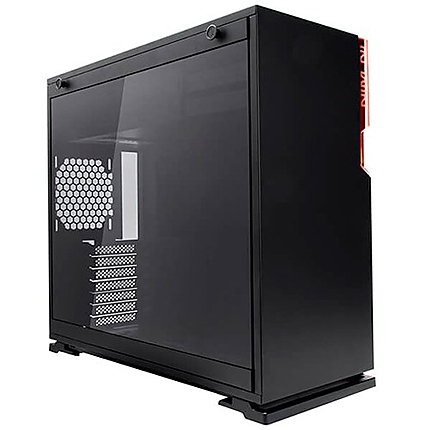 Chassis In Win 101 Mid Tower,ATX,Micro-ATX,Mini-ITX, Tempered Glass,Front Ports 2xUSB 3.0 HD Audio, Dimension 445x220x480mm,1x120mm Rear Fan/120 mm Radiator 2x120mm Side Fan/240mm Radiator,3x120mm Bottom Fan/360mm Radiator,black