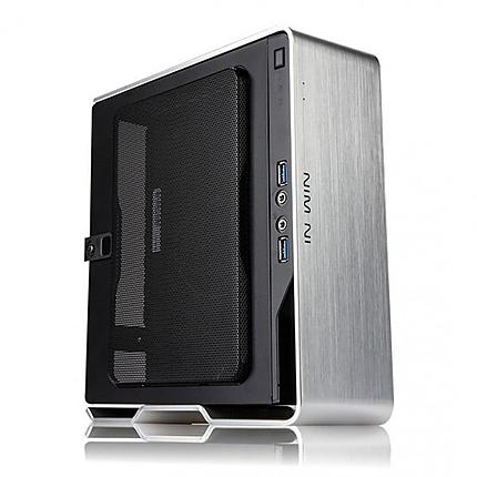 Chassis In Win BQ696 BQ696 MINI ITX CHASSIS WITH ALUMINUM FRAME/ IP-AD150A7-2/ EU POWER CORD/ BLACK/SILVER COLOR/ RETAIL