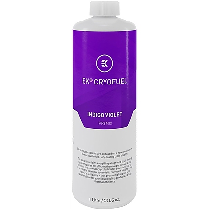 EK-CryoFuel Indigo Violet (Premix 1000mL), coolant mixture