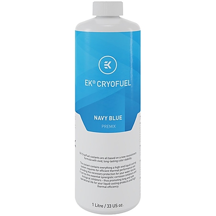 EK-CryoFuel Navy Blue (Premix 1000mL), coolant mixture