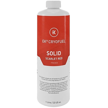 EK-CryoFuel Solid Scarlet Red (Premix 1000 mL), coolant mixture