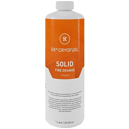 EK-CryoFuel Solid Fire Orange (Premix 1000mL), coolant mixture