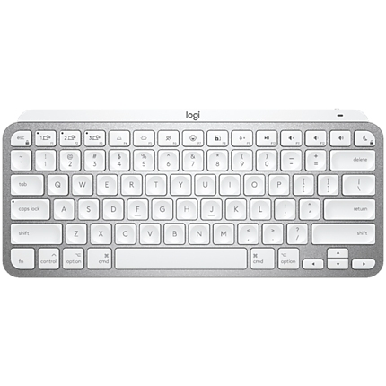 LOGITECH MX Keys Mini For Mac Minimalist Wireless Illuminated Keyboard - PALE GREY - US INT'L - BT - EMEA