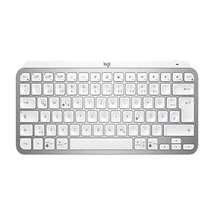 LOGITECH MX Keys Mini Minimalist Wireless Illuminated Keyboard - PALE GREY - US INT'L - 2.4GHZ/BT - INTNL