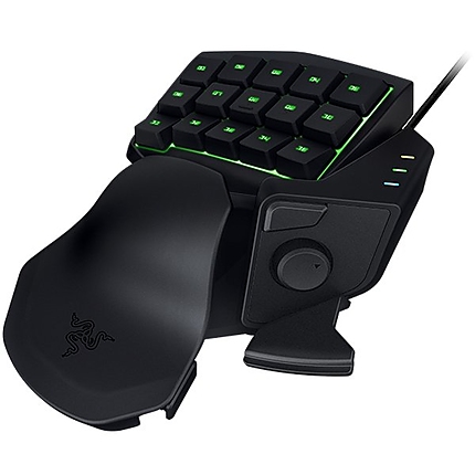 Razer Tartarus Chroma - Expert RGB Gaming Keypad - FRML,25 fully programmable membrane keys including an 8-way thumb-pad,adjustable wrist-rest module,16.8 million customizable color options