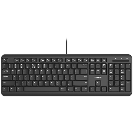 wired keyboard with Silent switches ,105 keys,black, 1.5 Meters cable length,Size 442*142*17.5mm,460g,BG layout