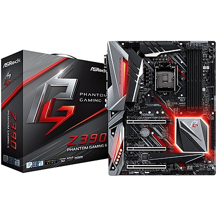 ASROCK Main Board Desktop Z390 (S1151, 4xDDR4,3xPCIe x16,3xPCI Ex1, 6 SATA3, 2xUltra M.2 ,GLAN,VGA,HDMI,DP,COM Header, USB 3.1 ) ATX retail