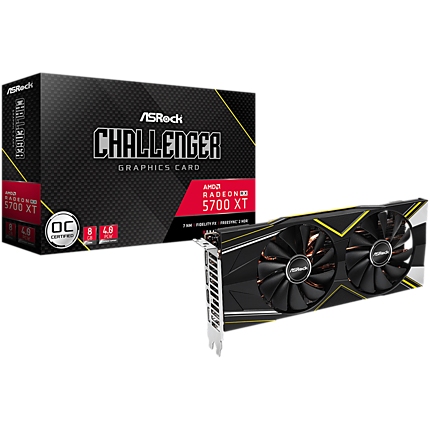 ASROCK Video Card AMD Radeon RX 5700 XT Challenger D 8GB OC GDDR6 256bit 1xHDMI /3xDP Retail