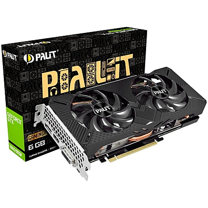 Palit GeForce GTX 1660Super GamingPro 6GB GDDR6, 192bit, DVI-D, HDMI, DP, 8 pin Power connector, recomended PSU 450W