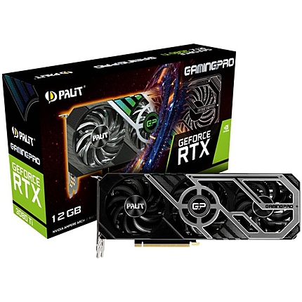 Palit GeForce RTX 3080Ti GamingPro 12GB GDDR6X, 384bit, DP 1.4a x3, HDMI2.1 x1, power consumption 350W.