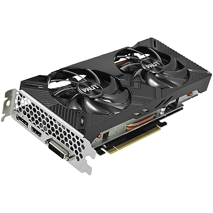 PALIT Video Card GeForce RTX 2070 nVidia, Dual X 8GB GDDR6,256bit ,DVI,HDMI,3xDP,part# NE62070018P2-1160A