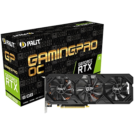 VC Palit nVidia RTX2080 SUPER Gaming Pro OC 8GB GDDR6 ,256bit, HDMI, 3xDP part# NE6208SS19P2-180T