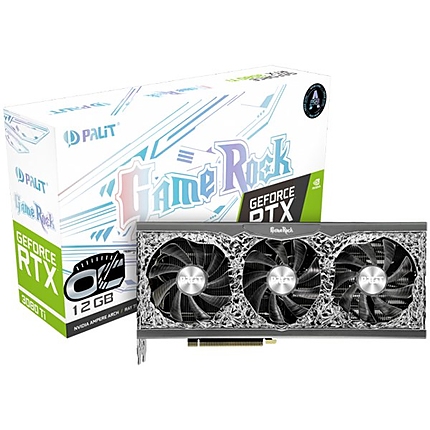 Palit GeForce RTX 3080Ti GameRock OC 12GB GDDR6X, 384bit, DP 1.4a x3, HDMI2.1 x1, power consumption 400W.