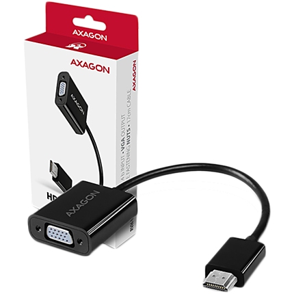 AXAGON RVH-VGN, HDMI -> VGA Reduction / Adapter, FullHD