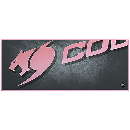 COUGAR Arena X Pink, Gaming Mouse Pad, Extra Large Pro Gaming Surface, Water Proof, Wave-Shaped Anti-Slip Rubber Base, 1000 x 400 x 5 mm, Natural Rubber