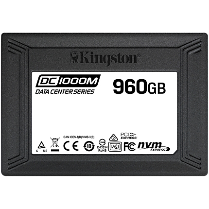 Kingston 960GB DC1000M U.2 Enterprise NVMe SSD EAN: 740617305913