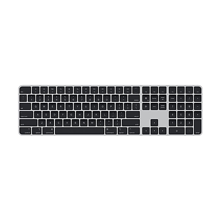 Apple Magic Keyboard with Touch ID and Numeric Keypad for Mac models with Apple silicon - Black Keys - Bulgarian