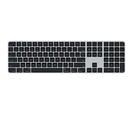 Apple Magic Keyboard with Touch ID and Numeric Keypad for Mac models with Apple silicon - Black Keys - US English