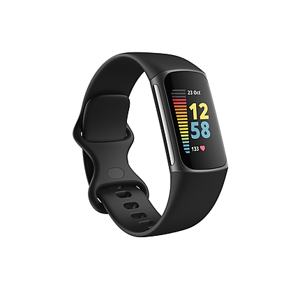 Fitbit Charge 5, Black Graphite Stainless Steel